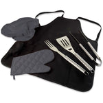 Picnic Time BBQ Apron Tote Pro Grill Set