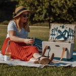 Picnic Time Boardwalk Picnic Basket For 2