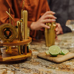 Picnic Time Carousel Lazy Susan Bar Set