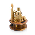 Picnic Time Carousel Lazy Susan Bar Set