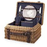 Picnic Time Champion Picnic Basket Navy Blue