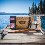 Picnic Time Charleston Picnic Basket Beige Canvas