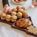 Picnic Time Christmas Tree Sectioned Serving Tray