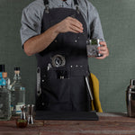 Picnic Time Collins Waxed Canvas Mixologist Apron