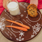 Picnic Time Dear Santa Milk & Cookies Serving Tray