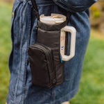 Picnic Time Eclipse Tumbler Tote Gray