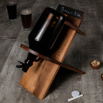 Picnic Time Growler Stand With 64oz Glass Growler