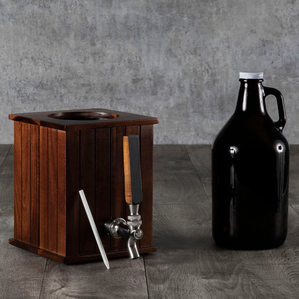 picnic time Growler Tap with 64 oz. Glass Growler