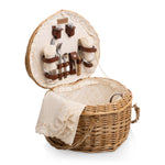 Picnic Time Heart Picnic Basket