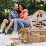 Picnic Time Heart Picnic Basket