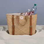 Picnic Time Hermosa Woven Beach Cooler Bag