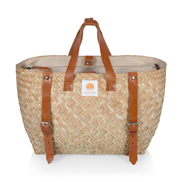 picnic time Hermosa Woven Beach Cooler Bag