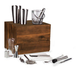 Picnic Time Madison Acacia Tabletop Bar Set