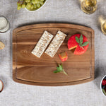Picnic Time Ovale Acacia Cutting Board