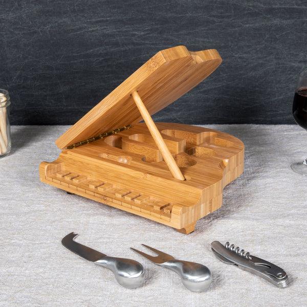 picnic time Piano Cheese Cutting Board & Tools Set