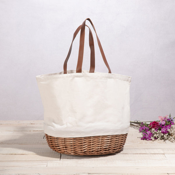 picnic time Promenade Picnic Basket Beige Canvas
