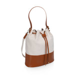 Picnic Time Sirolo Canvas & Leatherette Tote