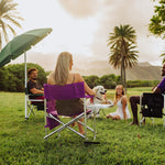 Picnic Time Sports Chair Blue