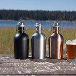 Picnic Time Stainless Steel 64 Oz. Growler