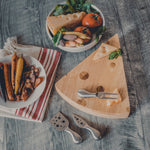Picnic Time Swiss Cheese Cutting Board & Tools Set