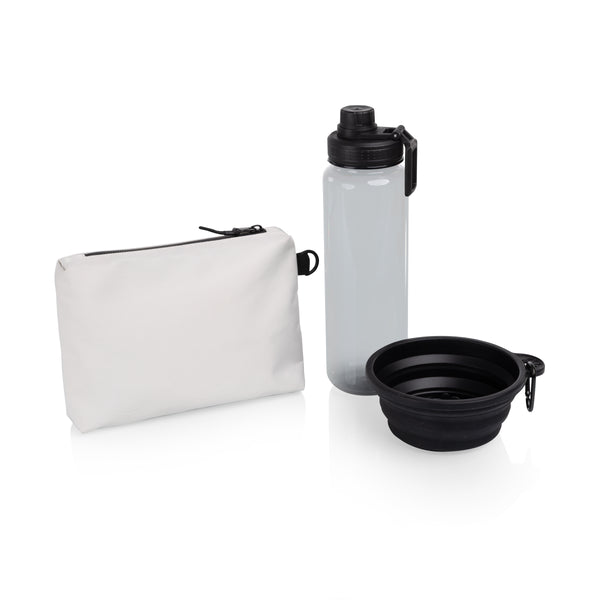 picnic time Tarana Dog Travel Kit Halo Gray