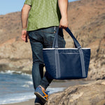 Picnic Time Topanga Cooler Tote Bag Heathered Gray