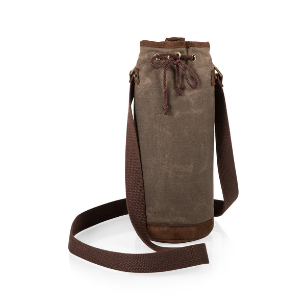 picnic time Waxed Canvas Wine Tote