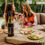 Picnic Time Wine Appetizer Plate Set Of 4