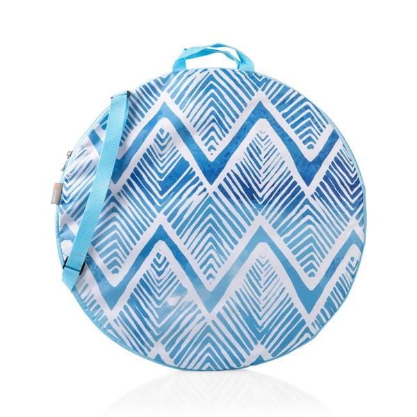 picnic time Pop-Up Picnic & Beach Blanket Watercolor Chevron Pattern