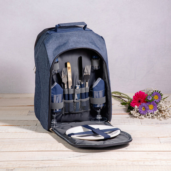 picnic time PT-Colorado Picnic Cooler Backpack Gray