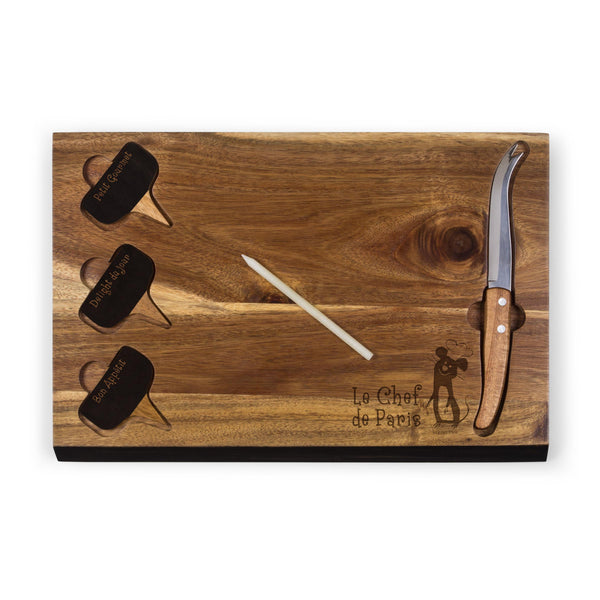 picnic time Ratatouille - Delio Acacia Cheese Cutting Board & Tools Set