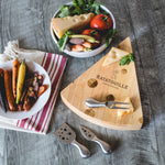 Picnic Time Ratatouille - Swiss Cheese Cutting Board & Tools Set