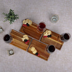 Picnic Time Rectangle Wine Appetizer Plate Set Of 4