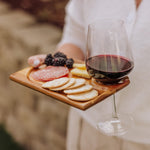 Picnic Time Rectangle Wine Appetizer Plate Set Of 4