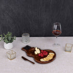 Picnic Time Reversible Snowman Sectioned Serving Tray With Knife