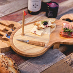 Picnic Time Sand Trap Golf Cheese Cutting Board & Tools Set
