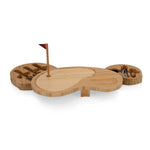 Picnic Time Sand Trap Golf Cheese Cutting Board & Tools Set