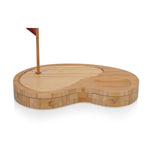 Picnic Time Sand Trap Golf Cheese Cutting Board & Tools Set