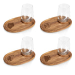 Picnic Time Star Wars Dark Side - Wine Appetizer Plate Set Of 4