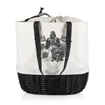 Picnic Time Star Wars Darth Vader - Coronado Canvas And Willow Basket Tote