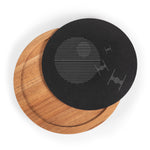 Picnic Time Star Wars Death Star - Insignia Acacia And Slate Serving Board With Cheese Tools