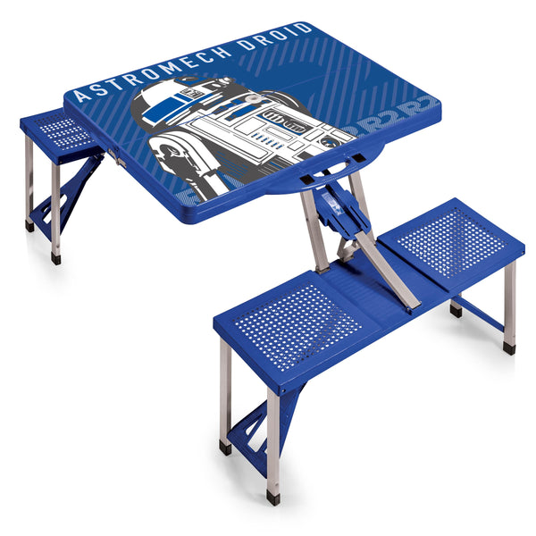 picnic time Star Wars R2-D2 - Picnic Table Portable Folding Table with Seats