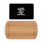 Picnic Time Star Wars Scroll - Billboard Glass Top Serving Tray