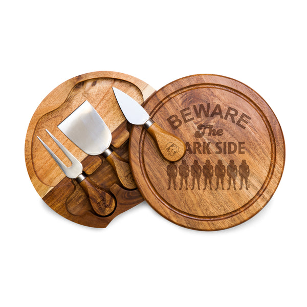 picnic time Star Wars Stormtrooper - Acacia Brie Cheese Cutting Board & Tools Set