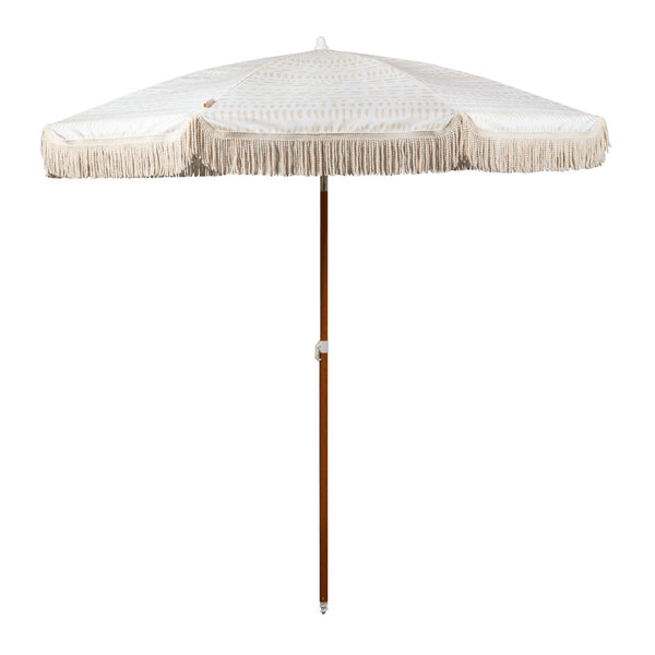 picnic time Summerland 6.5 ft. Portable Beach Umbrella Driftwood