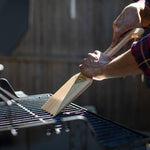 Picnic Time Superman - Hardwood BBQ Grill Scraper With Bottle Opener