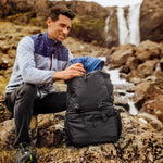 Picnic Time Tarana Recycled Backpack Cooler Halo Gray