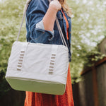 Picnic Time Tarana Superthick Recycled Cooler - 24 Can Halo Gray