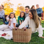 Picnic Time Terrabella Earth Friendly Handwoven Picnic Basket Set For 2