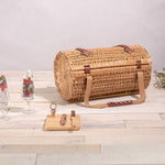 Picnic Time Verona Wine & Cheese Picnic Basket Pine Green